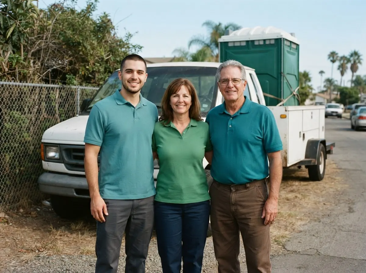 The ClearMeadow Portable Toilets team, portable toilet rentals in San Diego, CA